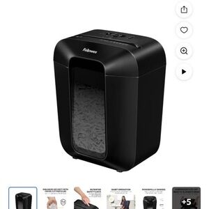 Fellowes Black Home Office Shredder